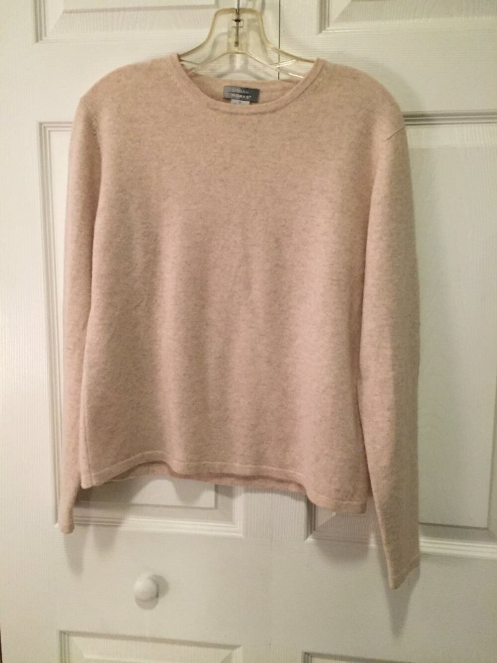 Urban Works 100% Cashmere Crewneck Pullover Sweater Women's M Luxurious Soft  Ni